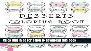 Books Desserts Coloring Book Free Download
