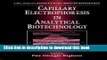 Ebook Capillary Electrophoresis in Analytical Biotechnology: A Balance of Theory and Practice