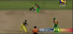 Shakib Al Hasan 3rd over bowling highlights HD vs Guyana Amazon Warriors Playoff 1 CPL 2016