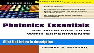 Ebook Photonics Essentials (McGraw-Hill Professional Engineering) Full Online