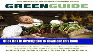 Books Green Guide to Local, Seasonal and Organic Food Free Online