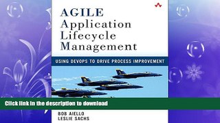PDF ONLINE Agile Application Lifecycle Management: Using DevOps to Drive Process Improvement FREE