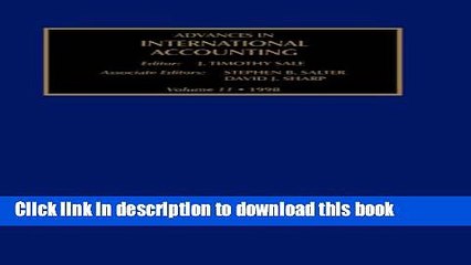 Download  Advances in International Accounting, Volume 11  Free Books