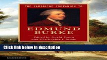 Books The Cambridge Companion to Edmund Burke (Cambridge Companions to Literature) Free Online