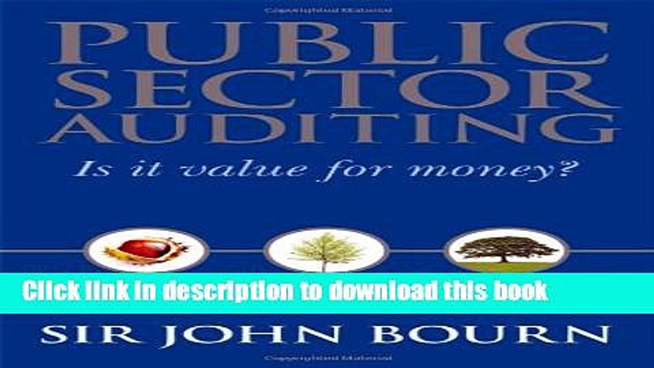 PDF  Public Sector Auditing: Is it Value for Money?  Free Books