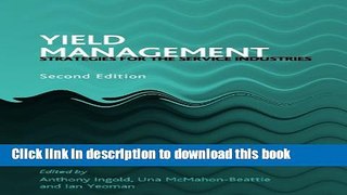 Books Yield Management: Strategies for the Service Industries Free Download