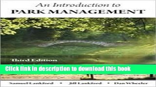 Books Introduction to Park Management Free Online