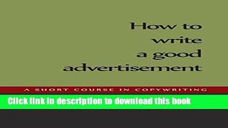 Download  How to Write a Good Advertisement  Online