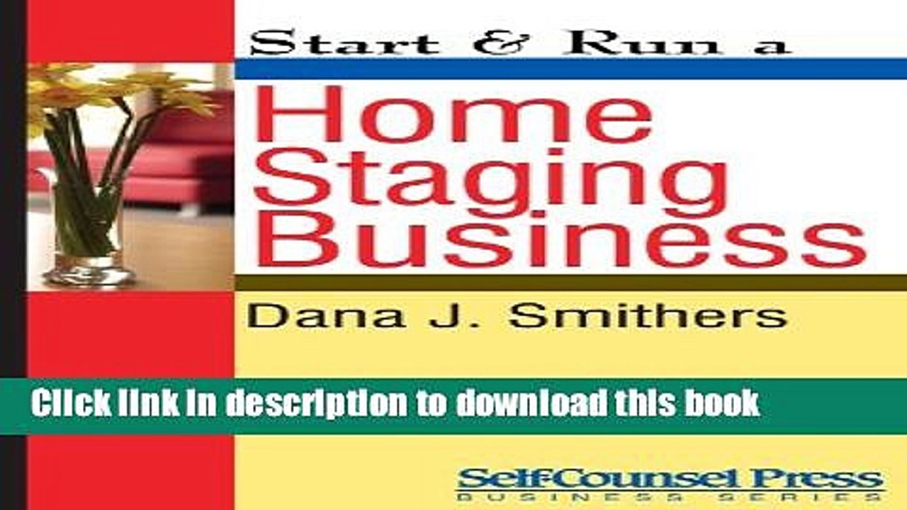 Ebook Start   Run a Home Staging Business (Start   Run Business Series) Full Online