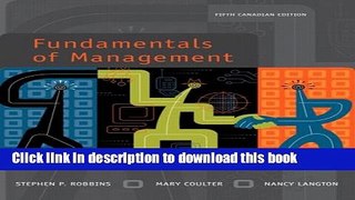 Ebook Fundamentals of Management, Fifth Canadian Edition Full Download