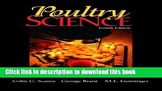 Ebook Poultry Science (4th Edition) Free Download