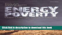 Books Energy Poverty: Global Challenges and Local Solutions Full Online