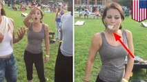 Woman shouts N-word and spits on couple at Chicago festival