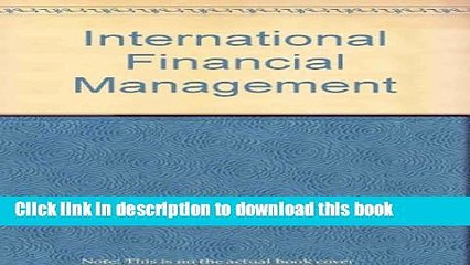 Download  International Financial Management  Free Books