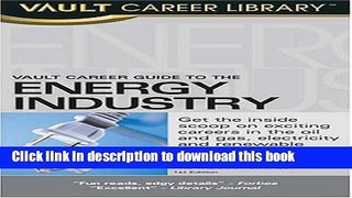 Books Vault Career Guide to the Energy Industry Free Online