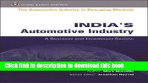 Ebook India s Automotive Industry (Automotive Industry in Emerging Markets S.) Free Online