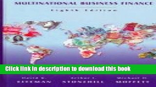 PDF  Multinational Business Finance (8th Edition)  Online