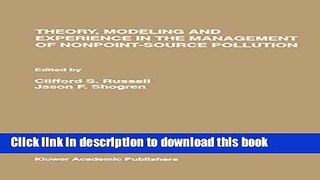 Ebook Theory, Modeling and Experience in the Management of Nonpoint-Source Pollution (Natural