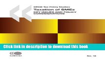 PDF  OECD Tax Policy Studies Taxation of SMEs:  Key Issues and Policy Considerations  Online