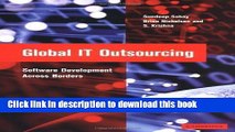 Ebook Global IT Outsourcing: Software Development across Borders ( Hardcover ) by Sahay, Sundeep;