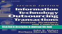Ebook Information Technology Outsourcing Transactions: Process, Strategies, and Contracts