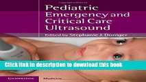 PDF  Pediatric Emergency Critical Care and Ultrasound  Free Books KOMP B