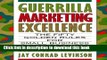 Download  Guerrilla Marketing Excellence: The 50 Golden Rules for Small-Business Success  Free Books