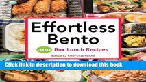 Books Effortless Bento: 300 Japanese Box Lunch Recipes Free Online