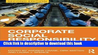 Ebook Corporate Social Responsibility: Readings and Cases in a Global Context Full Download KOMP
