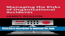 Books Managing the Risks of Organizational Accidents Free Online