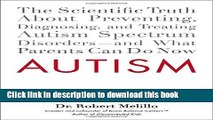 Ebook Autism: The Scientific Truth About Preventing, Diagnosing, and Treating Autism Spectrum