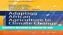 Ebook Adapting African Agriculture to Climate Change: Transforming Rural Livelihoods (Climate