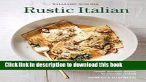 Books Williams-Sonoma Rustic Italian: Simple, authentic recipes for everyday cooking  (New