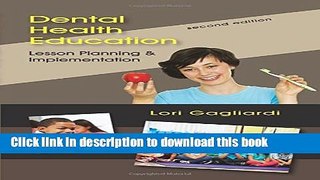 Ebook Dental Health Education: Lesson Planning and Implementation Free Online