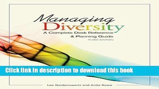 Books Managing Diversity: A Complete Desk Reference   Planning Guide Full Online