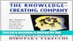 Books The Knowledge-Creating Company: How Japanese Companies Create the Dynamics of Innovation