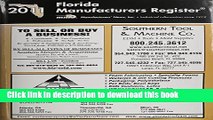 Ebook Florida Manufacturers Register 2011 Free Online