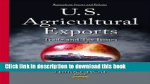Books U.S. Agricultural Exports: Trade and Tax Issues (Agriculture Issues and Policies) Free Online