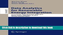 Books Data Analytics for Renewable Energy Integration: Second ECML PKDD Workshop, DARE 2014,