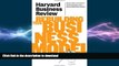 READ THE NEW BOOK Harvard Business Review on Rebuilding Your Business Model (Harvard Business