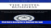 Ebook Inside the Minds: The Hotel Business - Industry Leaders from the Ritz-Carlton Hotel Company,