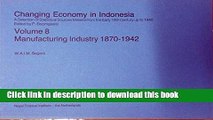 Books Manufacturing Industry 1870-1942 Full Online