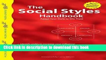 Books Social Styles Handbook:Adapt Your Style to Win Trust Free Online