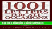 Ebook 1001 Letters For All Occasions: The Best Models for Every Business and Personal Need Full