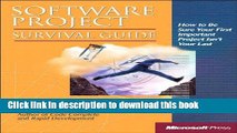 Ebook Software Project Survival Guide (Developer Best Practices) Free Online