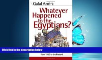 For you Whatever Happened to the Egyptians? Changes in Egyptian Society from 1950 to the Present