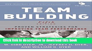 Books Team Building: Proven Strategies for Improving Team Performance Free Online