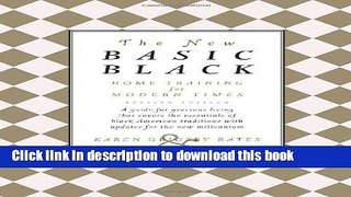 Ebook The New Basic Black: Home Training for Modern Times -- Revised Edition Full Online