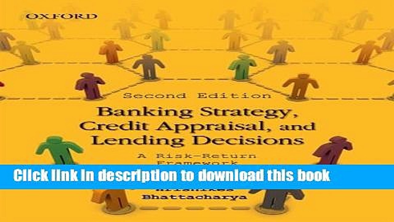 [Download] Banking Strategy, Credit Appraisal, and Lending Decisions: A Risk-Return Framework Free