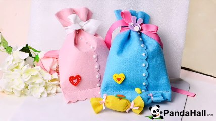 Vidéo 29 photo Comment faire une pochette de bonbons feutrée